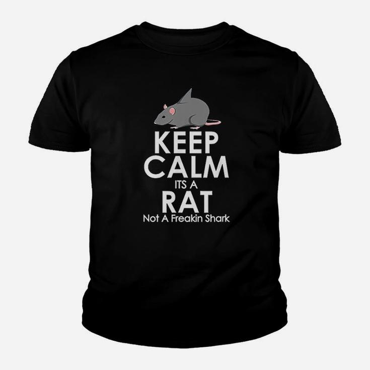 Keep Calm Its A Rat Funny Pet Rat Or Mouse Gift Kid T-Shirt
