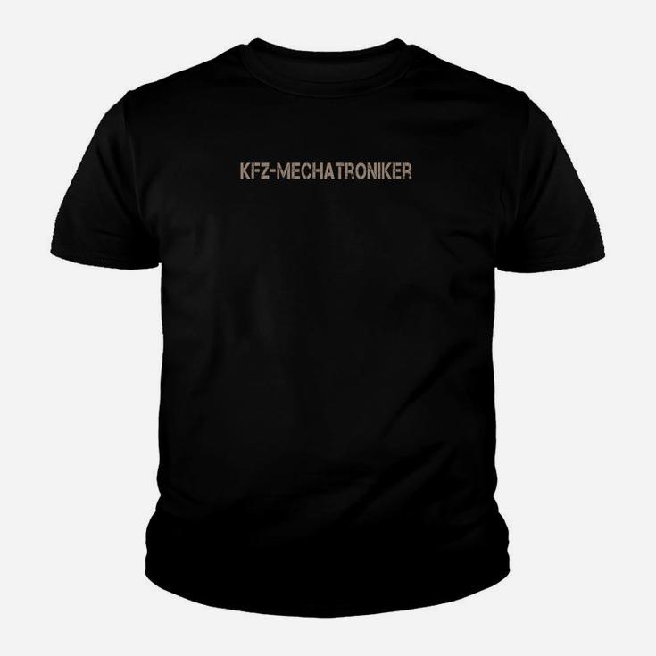 KFZ-Mechatroniker Schwarzes Kinder Tshirt, Berufsstolz Freizeitmode
