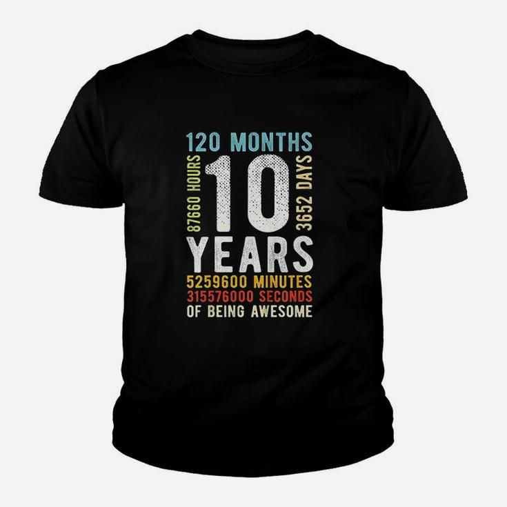 Kids 1902nd Birthday 1902 Years Old Vintage Retro 120 Months  Kid T-Shirt