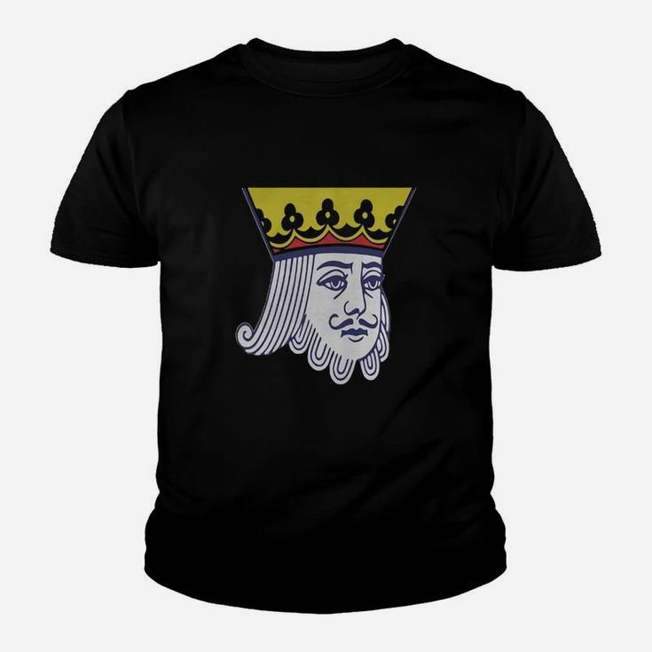 King Of Spades Tshirt Face Cards Playing Cards Clo Kid T-Shirt