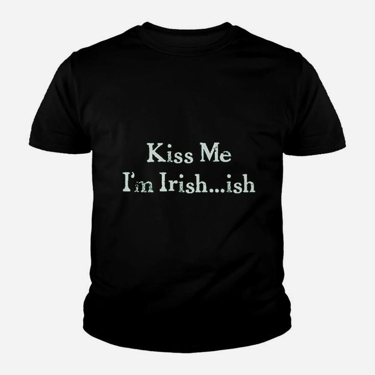 Kiss Me I Am Irish Funny Saint Patricks Day Kid T-Shirt