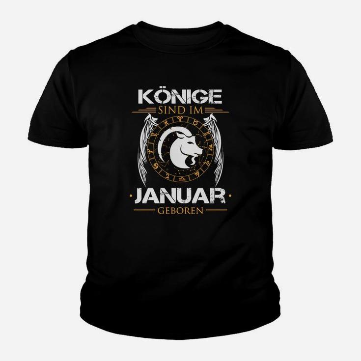 Könige Sind Im Januar Geboren Kinder T-Shirt