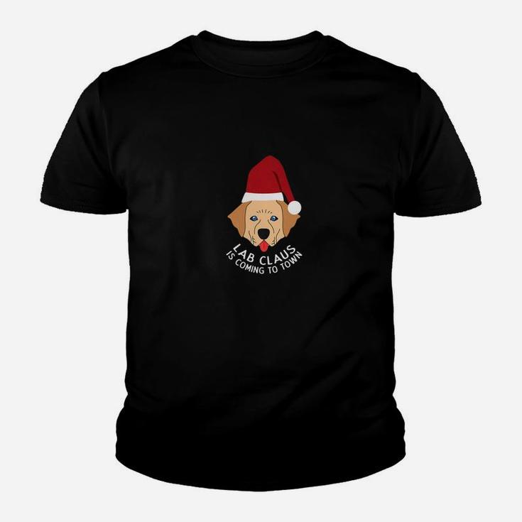 Labclaus Santa Lab Labrador Dog Funny Ugly Christmas Shirt Kid T-Shirt