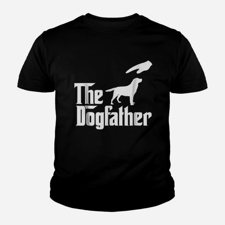 Labrador Retriever The Dogfather Funny Dog Kid T-Shirt