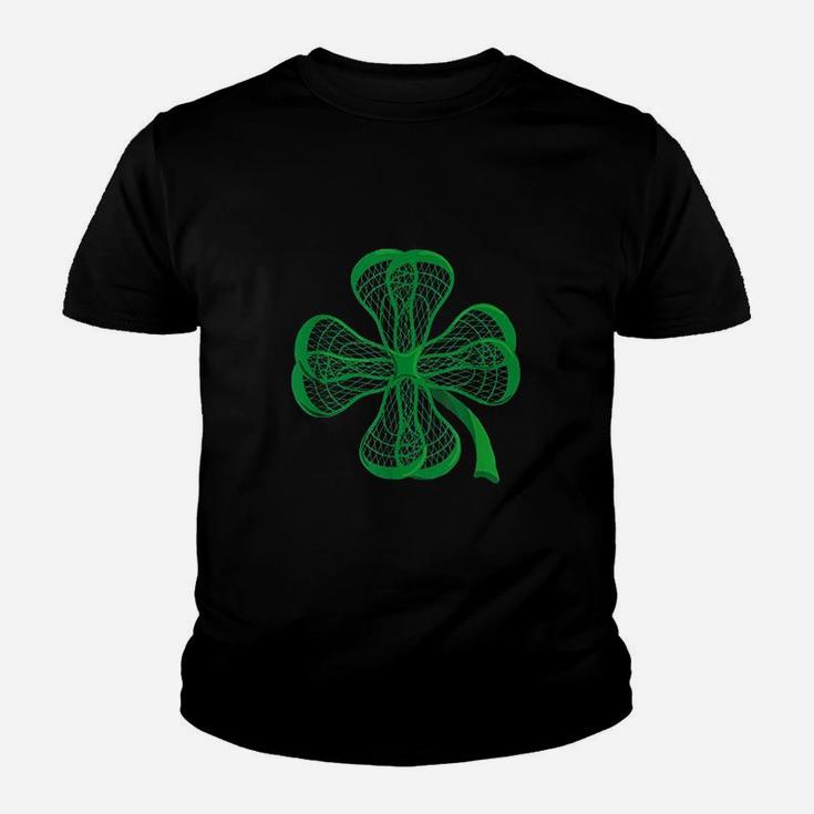 Lacrosse Sticks Shamrock Clover Irish Lucky Lax Kid T-Shirt