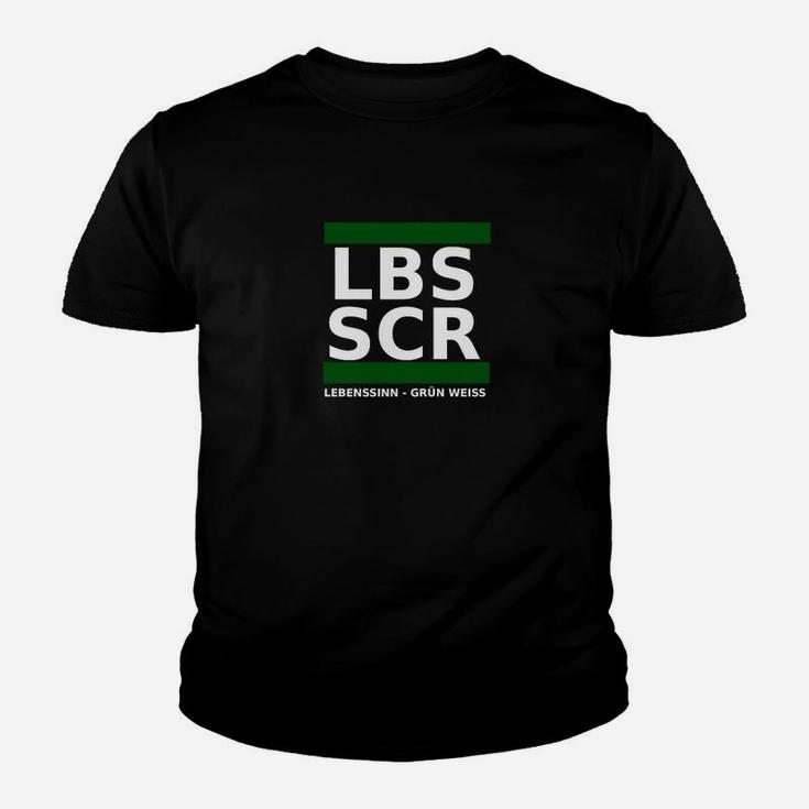 Lebensinn Scr Grün Weiss Kinder T-Shirt