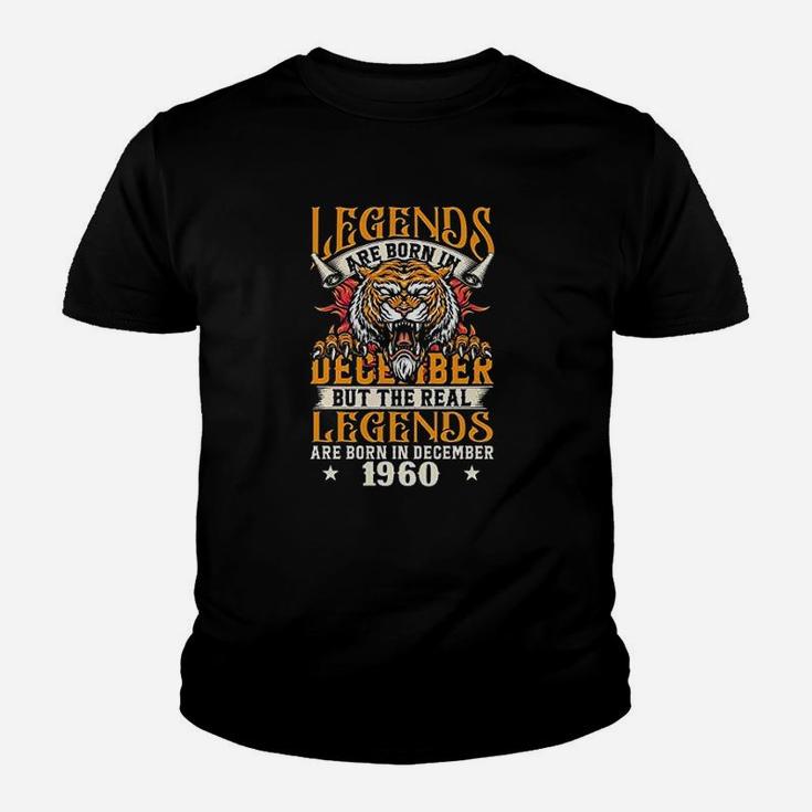 Legends Are Born In December But The Real Legends Are Born In December 1960 Kid T-Shirt