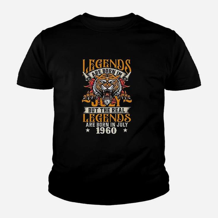 Legends Are Born In July But The Real Legends Are Born In July 1960 Kid T-Shirt