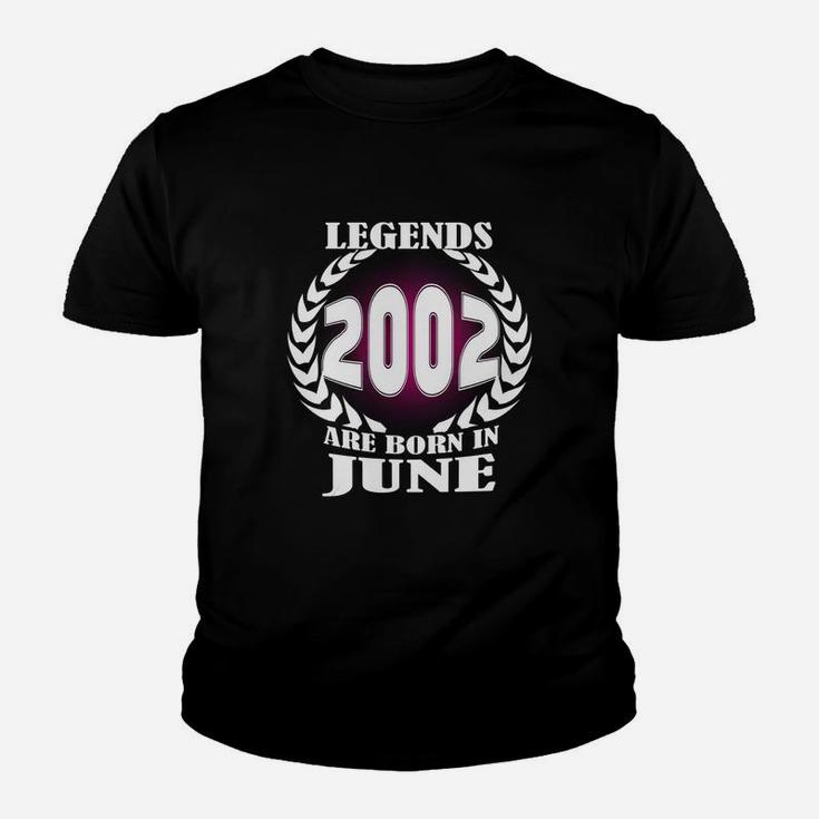 Legends Are Born In June 2002 Kid T-Shirt