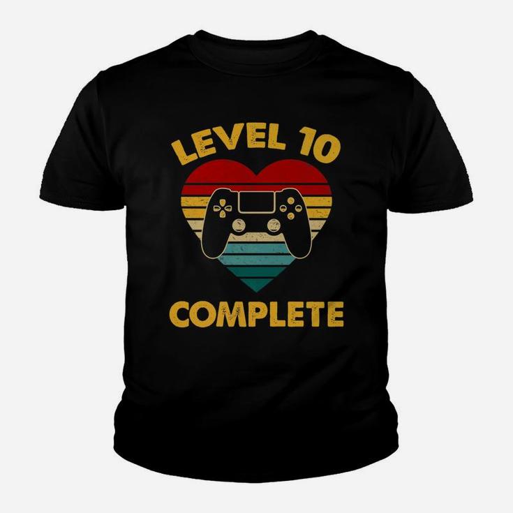 Level 10 Complete Birthday Vintage Celebrate 10th Wedding  Kid T-Shirt