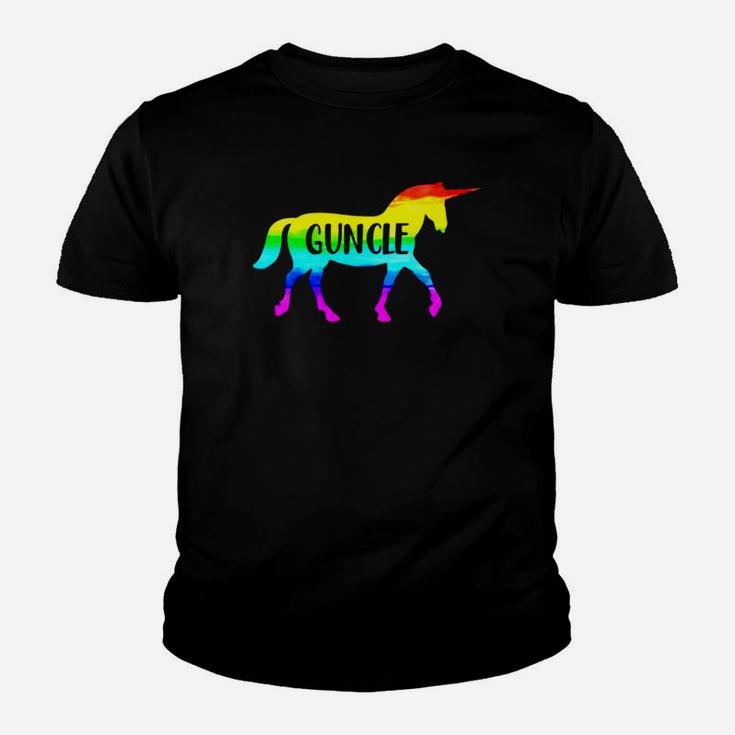 Lgbt Proud Guncle Unicorn Shirth Kid T-Shirt