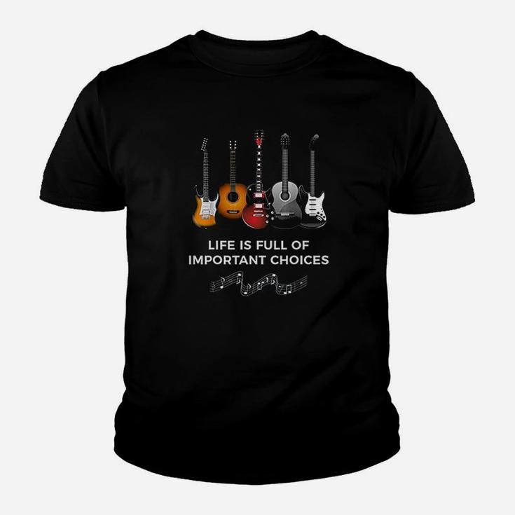 Life Is Full Of Important Choices Funny Bass Guitar Shirt Life Is Full Of Important Choices Funny Bass Guitar Shirt