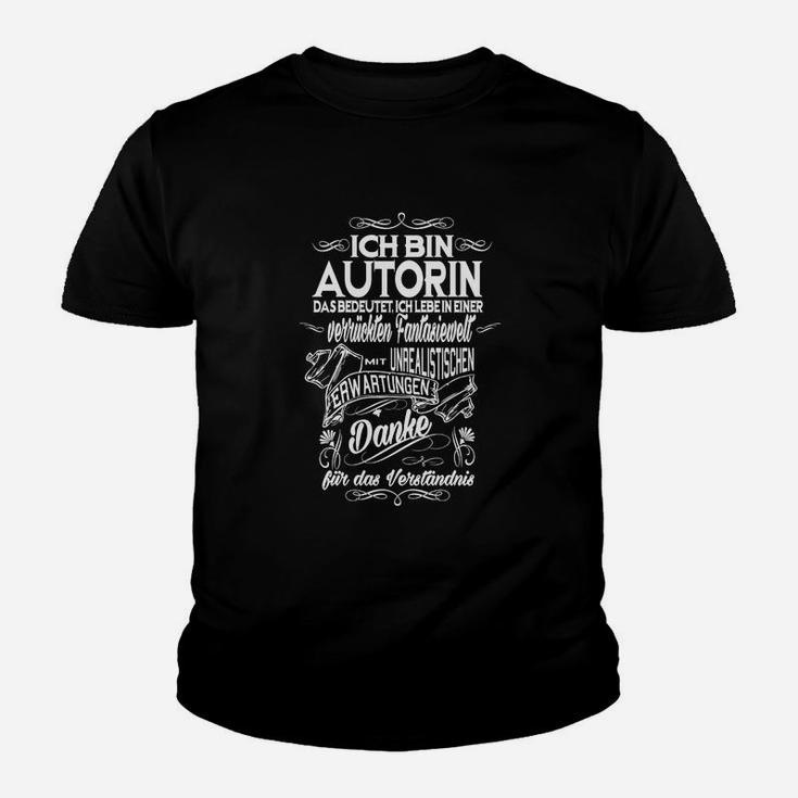 Limitiert Ich Bin Autorin Kinder T-Shirt