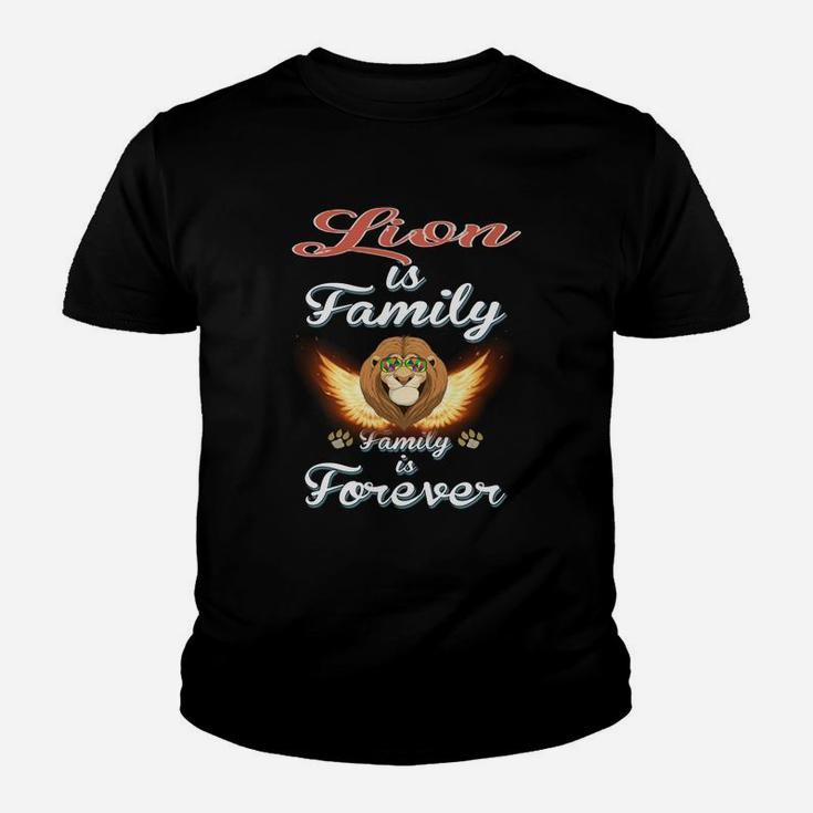 Lion Is Family Forever,lion Animals,lion Pets,lion Hoodie,lion Discounts Kid T-Shirt