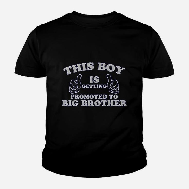 Little Boys' This Boy Is Getting Promoted To Big Brother Kid T-Shirt