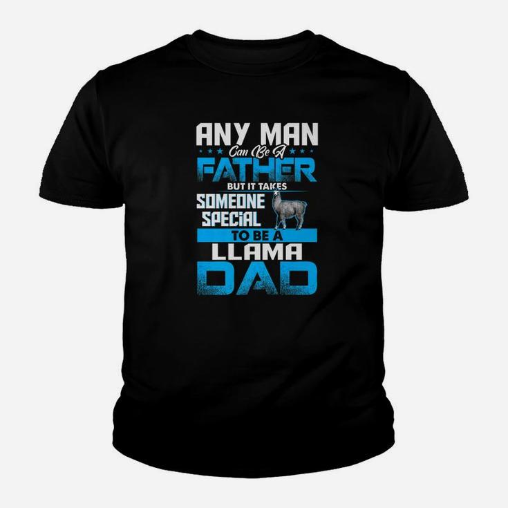 Llama Dad Animal Lovers Fathers Day Gif Kid T-Shirt