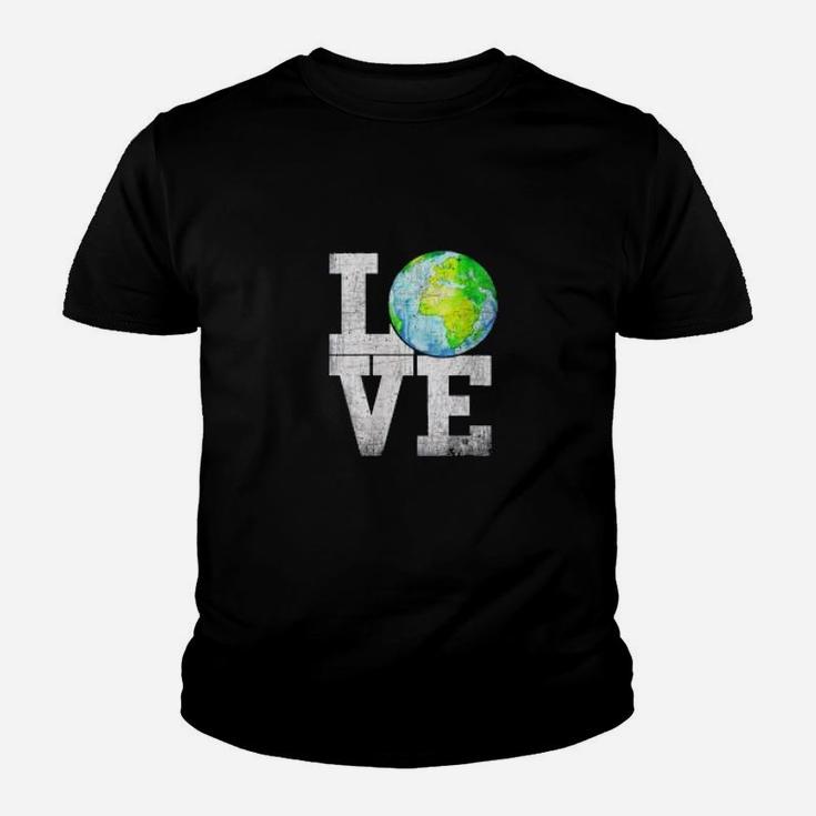 Love Earth Earth Day 50th Anniversary 2020 Climate Change Kid T-Shirt