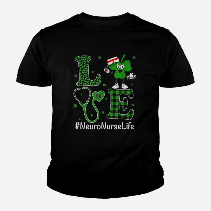 Love Neuro Nurse Life Kid T-Shirt