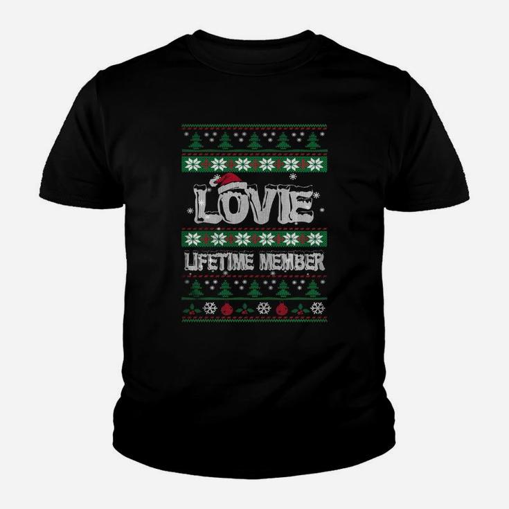 Lovie Ugly Christmas Sweaters Lifetime Member Kid T-Shirt