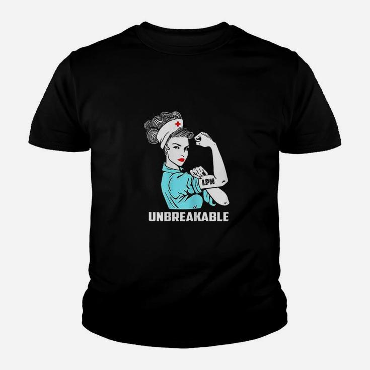 Lpn Nurse Life Unbreakable, funny nursing gifts Kid T-Shirt
