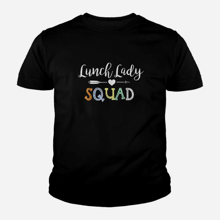 Lunch Lady Squad Teacher Appreciation Lunch Ladies Rock Kid T-Shirt