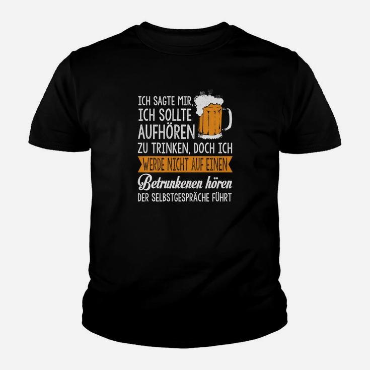Lustiges Bier-Spruch Kinder Tshirt, Witziges Trinker Statement-Kinder Tshirt
