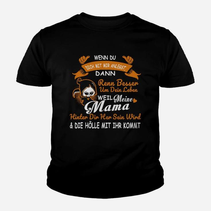 Lustiges Biker Mama Kinder Tshirt, Motorradfans Spruch-Design