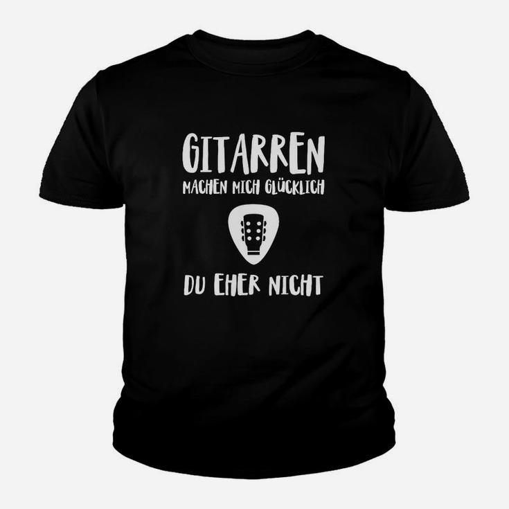 Lustiges Gitarren Kinder Tshirt: Gitarren machen mich glücklich