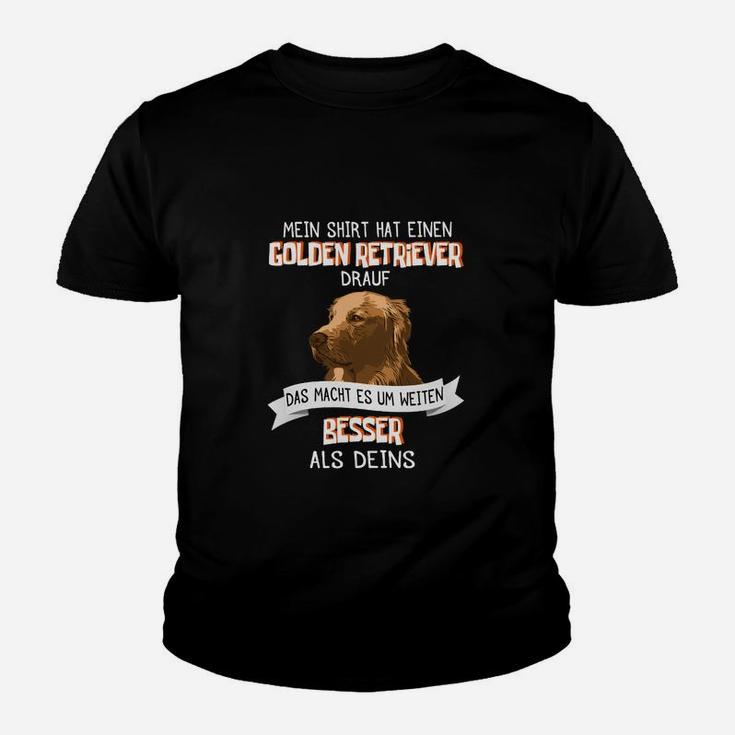 Lustiges Golden Retriever Kinder Tshirt für Hundefreunde, Unisex Tee