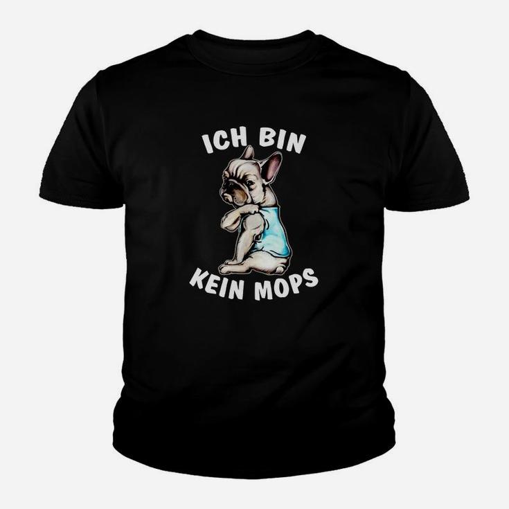 Lustiges Kinder Tshirt mit Französischer Bulldogge, Ich bin kein Mops