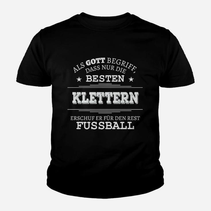 Lustiges Kletterer Kinder Tshirt, Nur die Besten Klettern