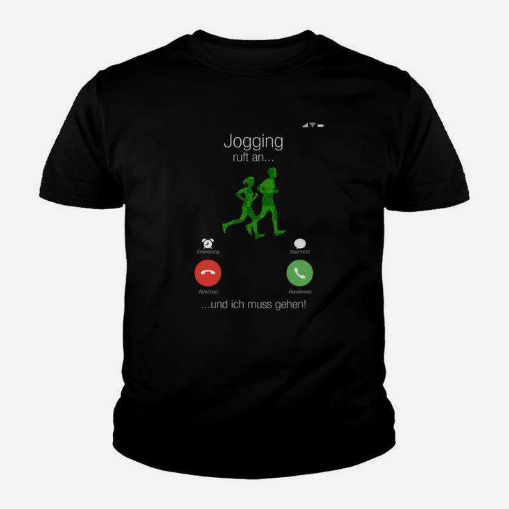 Lustiges Laufshirt Jogging Not Going - Ich Muss Gehen, Humorvoll für Sportmuffel Kinder Tshirt