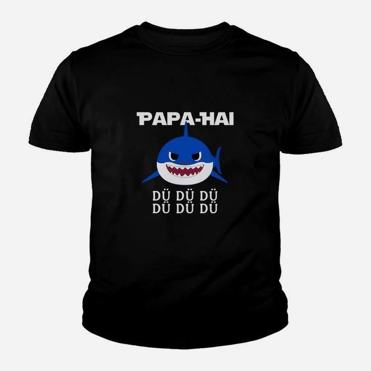 Lustiges Papa-Hai Kinder Tshirt, Spruchshirt für Väter