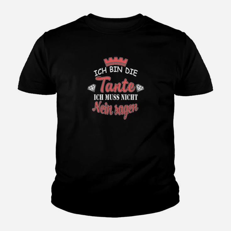 Lustiges Tante Statement Kinder Tshirt – Nie Nein Sagen Design