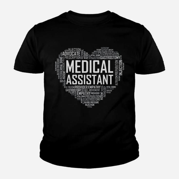 Ma Medical Assistant Heart Love Gift Clinical Nurse Kid T-Shirt