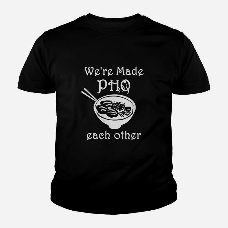 Made Pho Each Other Partner Pho Bowl Pun Vietnam Kid T-Shirt