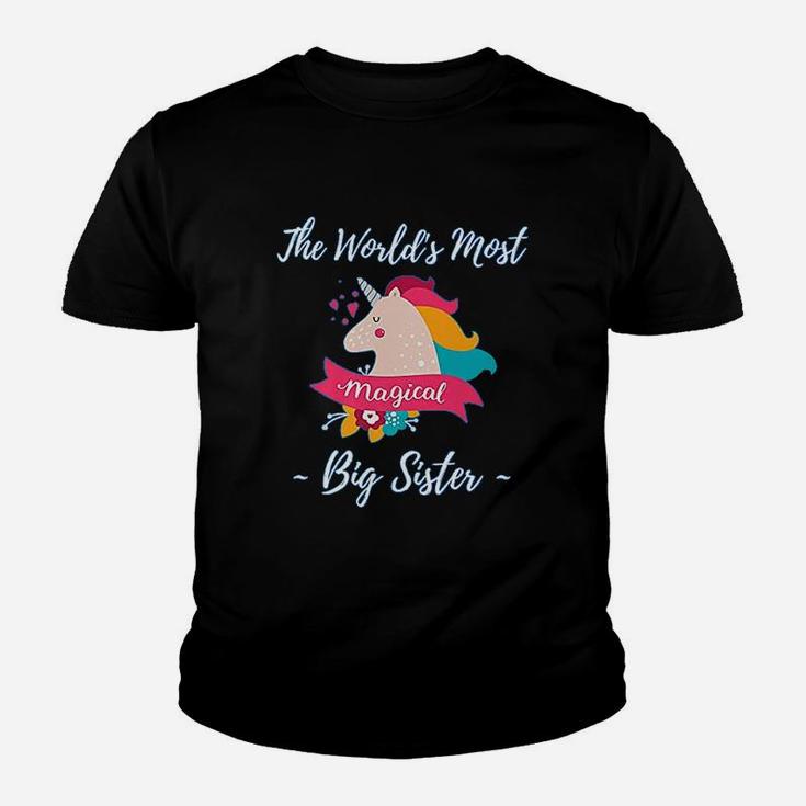 Magical Unicorn Big Sister Gifts Fun Big Sister Unicorns Kid T-Shirt