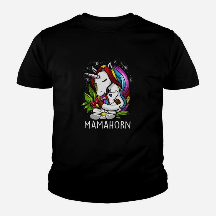 Magisches Einhorn-Mama und Baby Kinder Tshirt 'Mamahorn' für Mütter