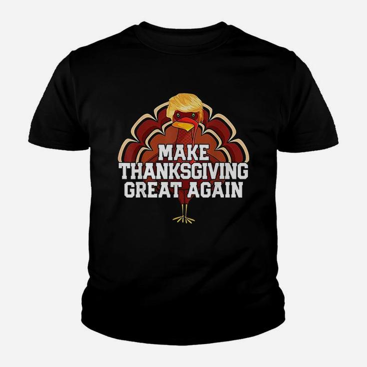 Make Thanksgiving Great Again Turkey Funny Kid T-Shirt