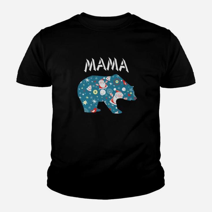 Mama Bear Christmas Matching Family Christmas Gifts Kid T-Shirt
