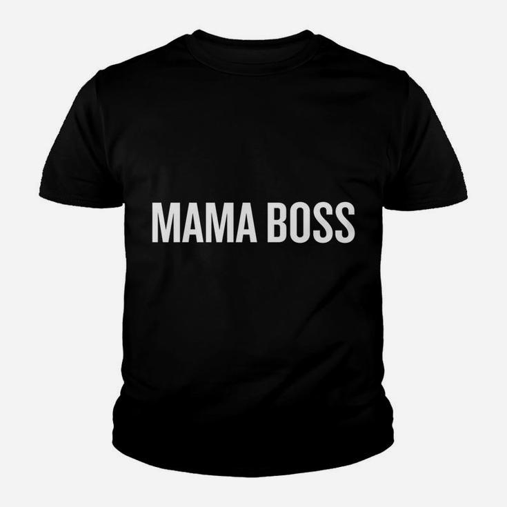 Mama Boss Halloween Christmas Funny Cool Holidays Kid T-Shirt