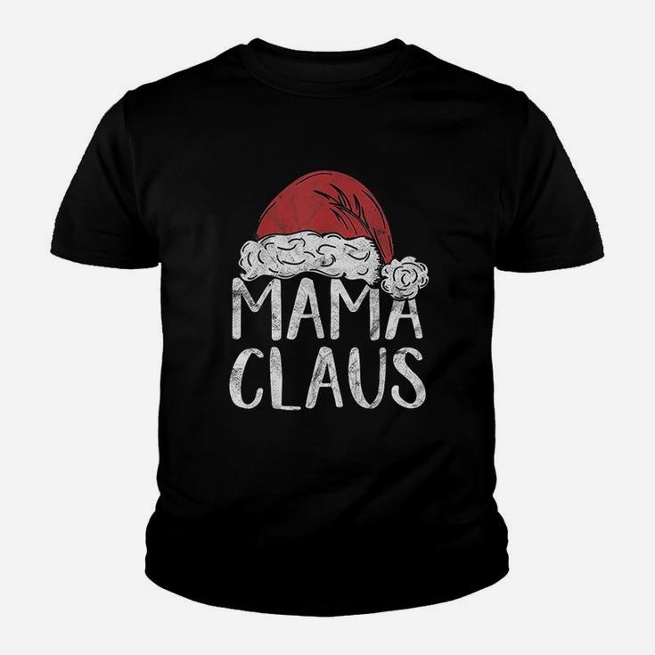 Mama Claus Christmas Costume Gift Santa Matching Family Xmas Kid T-Shirt
