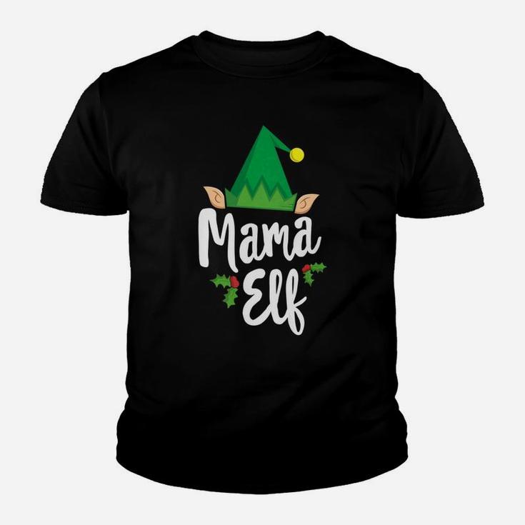 Mama Elf Christmas Matching Family Festive Gift Kid T-Shirt