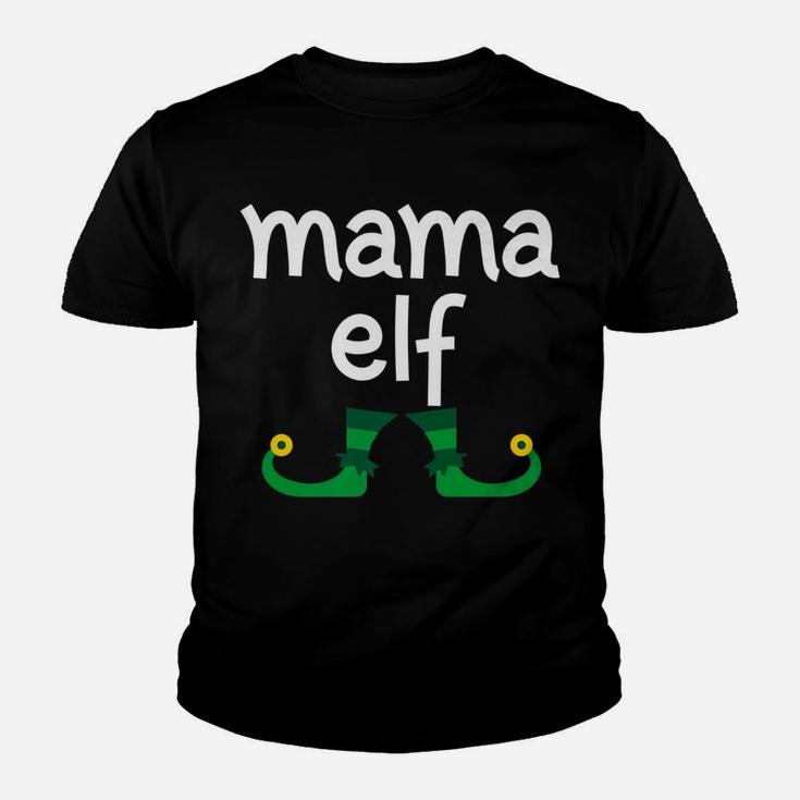 Mama Elf Funny Christmas Elf Costume Kid T-Shirt