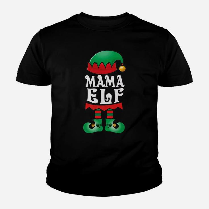 Mama Elf Matching Family Christmas Pajamas Elves Tee Kid T-Shirt