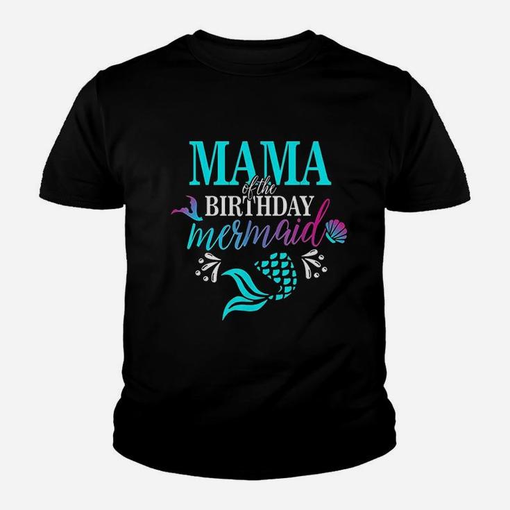 Mama Of The Birthday Mermaid Family Kid T-Shirt