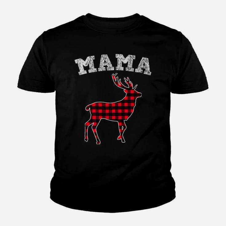 Mama Reindeer Matching Family Group Christmas Pj Tee Kid T-Shirt