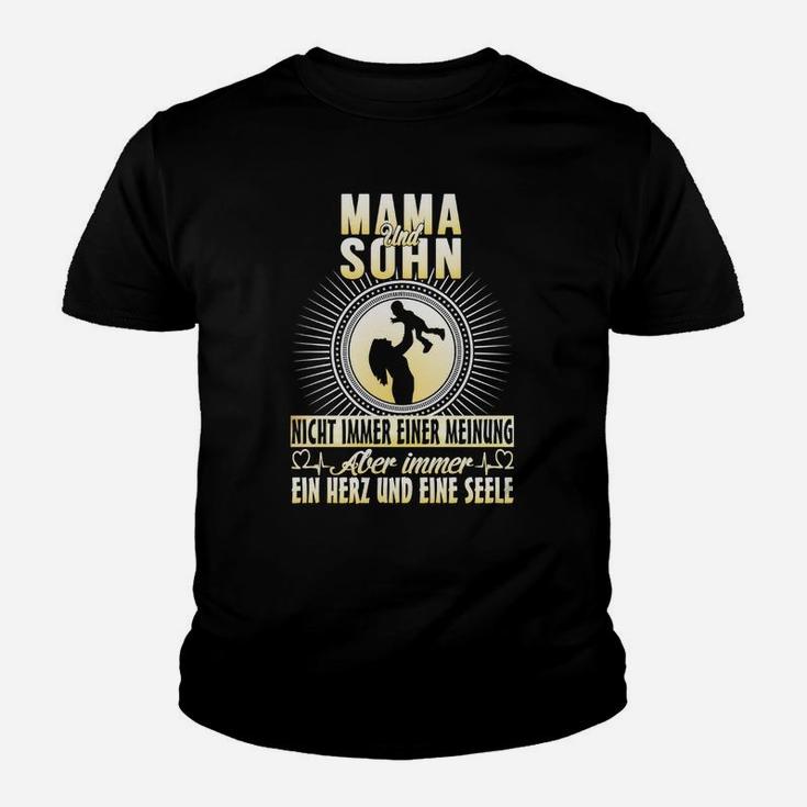 Mama-Sohn Herz & Seele Themen-Kinder Tshirt, Spruch Design