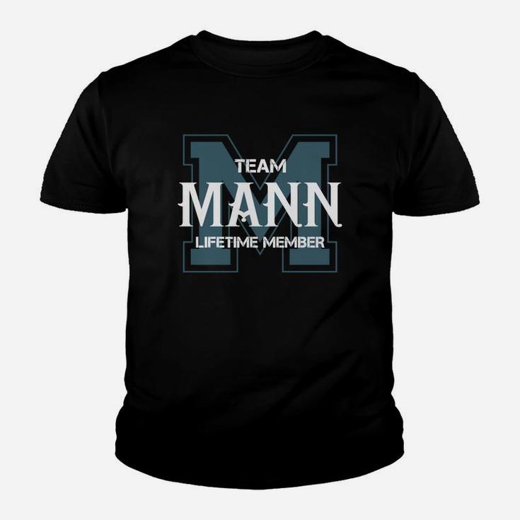 Mann Shirts - Team Mann Lifetime Member Name Shirts Kid T-Shirt