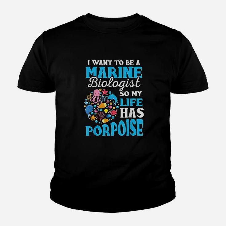Marine Biology Future Marine Biologist Gift Saying Kid T-Shirt
